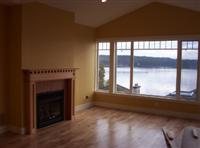 The Fireplace and the view